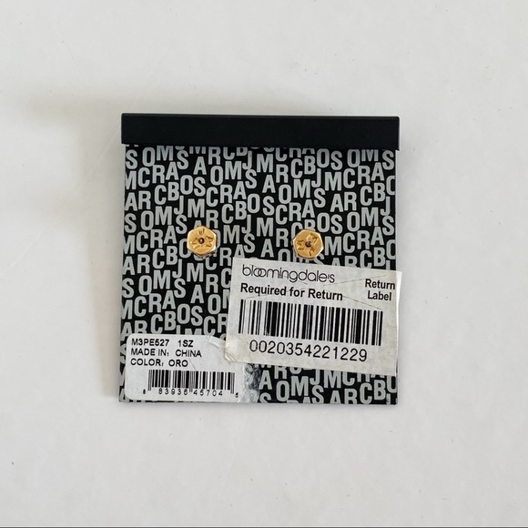 Marc by Marc Jacobs Gold Bow Stud Earrings - Picture 2 of 4